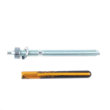 特盾 Q235 蓝白锌 5.8级 化学锚栓含胶管 M10  130mm