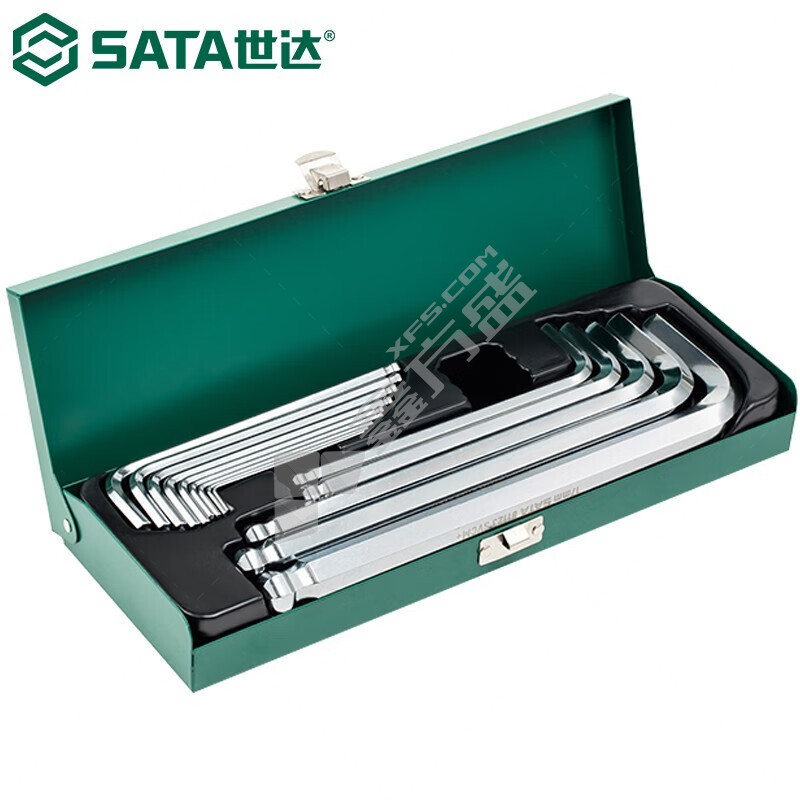 世达 加长球头内六角扳手14件套 1.5~17mm 14件套 09141
