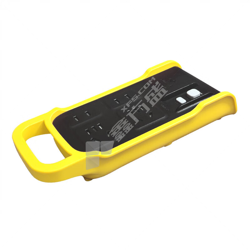 公牛 2位两孔+2位五孔 新国标施工插排（摔不烂） C5(F) 10A 无开关 无线 黄色