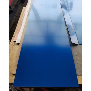 蓝色彩钢围挡板 1*3m 0.4mm 蓝色