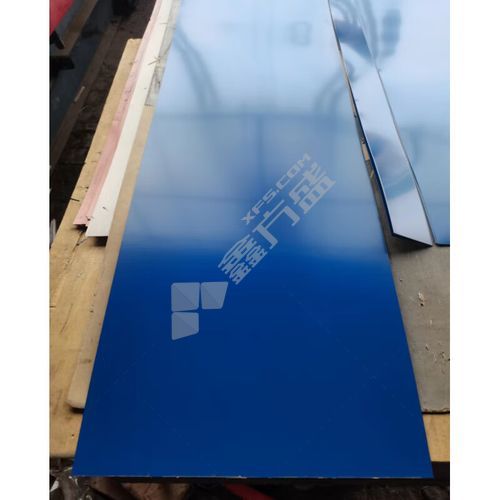蓝色彩钢围挡板 1*3m 0.4mm 蓝色