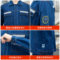 恒漉 TZ168 春秋长袖防静电牛仔工作服套装 牛仔蓝 175cm