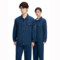 恒漉 TZ169 夏季长袖防静电牛仔工作服套装 牛仔蓝 165cm