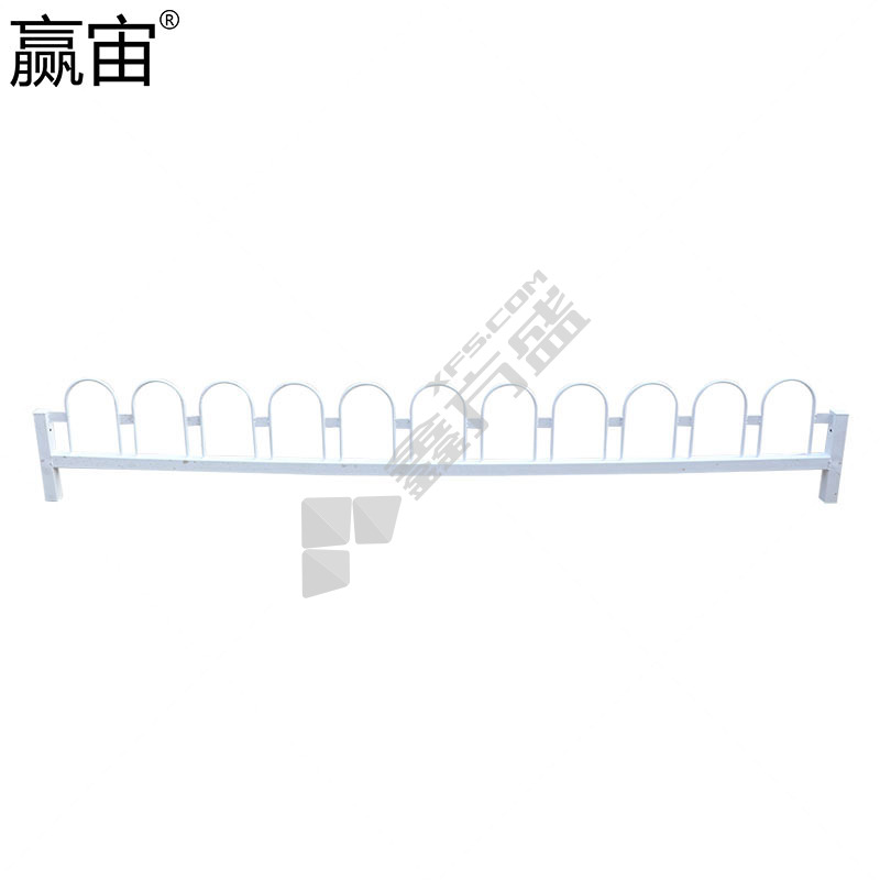 赢宙 京式护栏含铁皮水泥底座 50cm*3m 白色