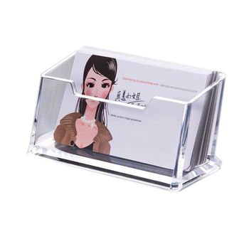 金隆兴 C2151 单格亚克力名片盒 透明色 106*34*48mm