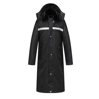 赢宙 加长军大衣 均码 黑色