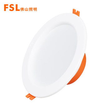 佛山照明 美家二代 全白LED筒灯 6W 6500K Φ95mm 220V