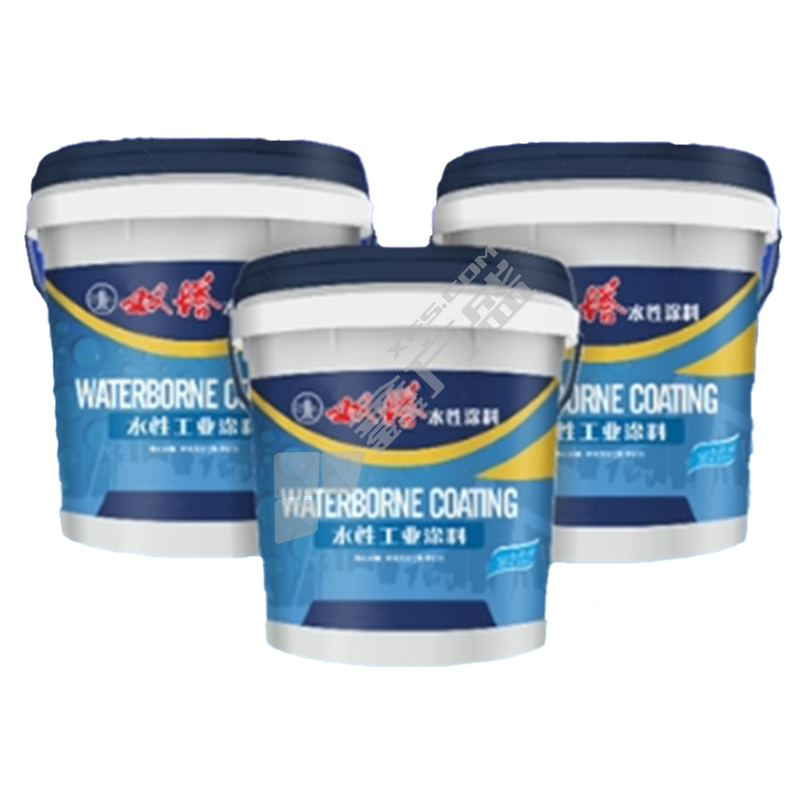 双塔 水性环保醇酸磁漆 铁红 18kg