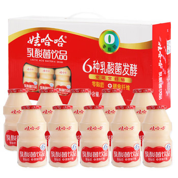 娃哈哈 牛奶 乳酸菌饮品益生菌牛奶、100ml*40瓶、40瓶/箱