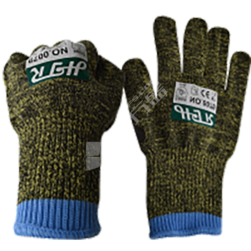 海太尔 10针进口芳纶迷彩钢丝点塑防割手套 L 迷彩色 0079