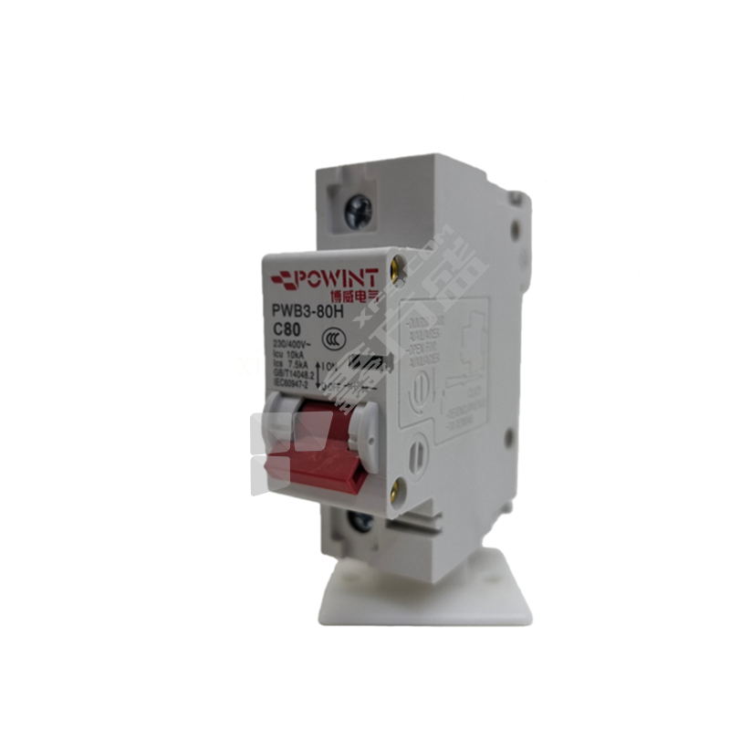 POWINT 1P 微型断路器 PWB3-80H-D80 C/D型 6A-80A