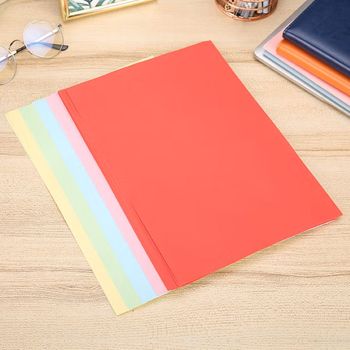 馨典 彩色复印纸 五色混装 浅绿色 浅粉色 浅蓝色 浅黄色 大红色 80g 100张 210*297mm