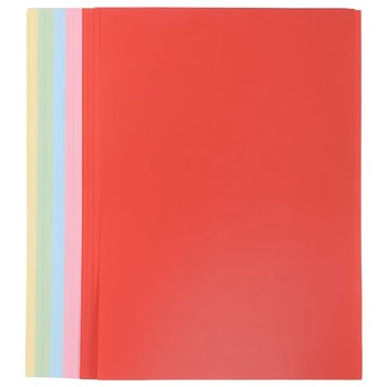 馨典 彩色复印纸 五色混装 浅绿色 浅粉色 浅蓝色 浅黄色 大红色 80g 100张 210*297mm