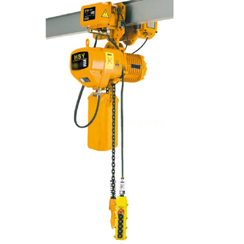 沪工 HSY型环链固定式单速电动葫芦 1T*3m-HSYB01-01
