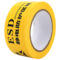 友日久 PVC EDS静电防护区域警示胶带 48mm*21m*0.14mm 黄底黑字