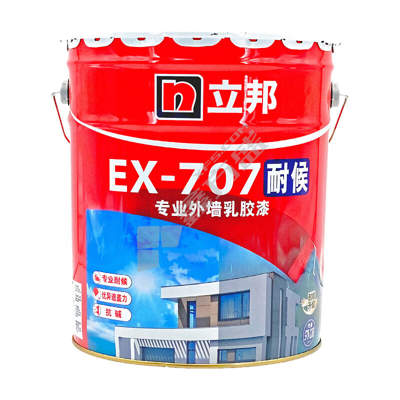 立邦 EX-707 外墙乳胶漆 白色 20kg