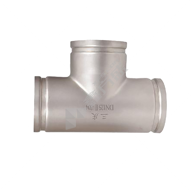 三庆 304不锈钢沟槽式等径三通II系列 φ76.1*76.1mm