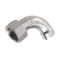 联塑LESSO 304不锈钢90°内牙弯头 单牙/承插焊 DN25*1/2寸(φ26*1/2寸mm)