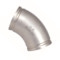 三庆 304不锈钢沟槽式45°弯头短I系列 φ273*273mm