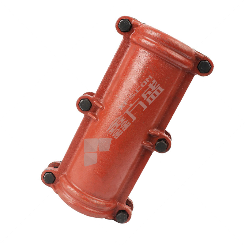 直式哈夫节 铁管 150*400 红色