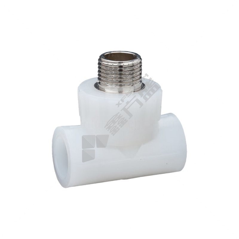 宝路七星 透明色 Ⅰ型 PE-RT外牙三通 20*1/2寸