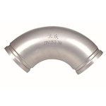 三庆 304不锈钢沟槽式90°弯头II系列短抛光 φ273*273mm