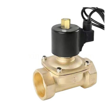 星浙气动 2W系列 常开黄铜水下型 电磁阀水阀 2W200-20-SX DN20 DC24V 电源线连接