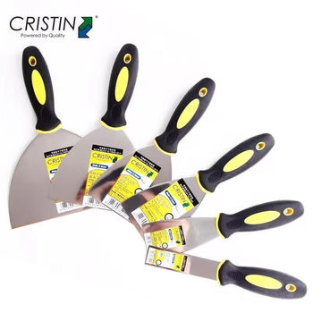 克里斯汀 木柄普抛油灰刀 腻子刀 抹泥刀 D8234 100mm