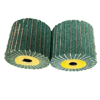 锋耐 百洁布 绿色夹砂拉丝轮 120*19*100mm 180目 8698