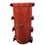 直式哈夫节 DN150*200 红色