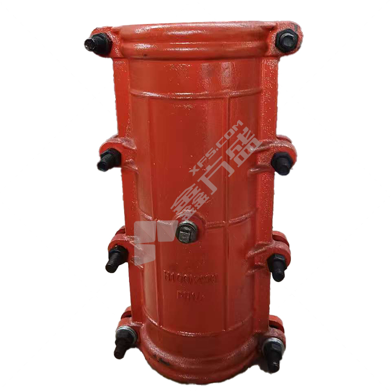 直式哈夫节 铁管 200*200 红色