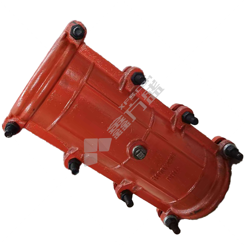 直式哈夫节 DN150*200 红色