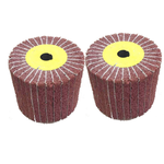 锋耐 百洁布 红色夹砂拉丝轮 120*19*100mm 60目 JY国产