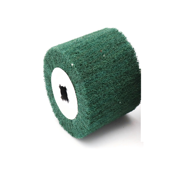锋耐 百洁布 绿色不夹砂拉丝轮 120*19*100mm 180目 8698