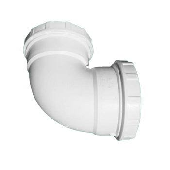 淄华 螺口 PP90°静音弯头 75mm