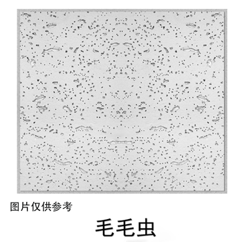 防潮矿棉吸音板 600*600*14mm 毛毛虫 RH95