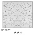 珍龙牌 RH90 矿棉吸音板 600*600*14mm 毛毛虫