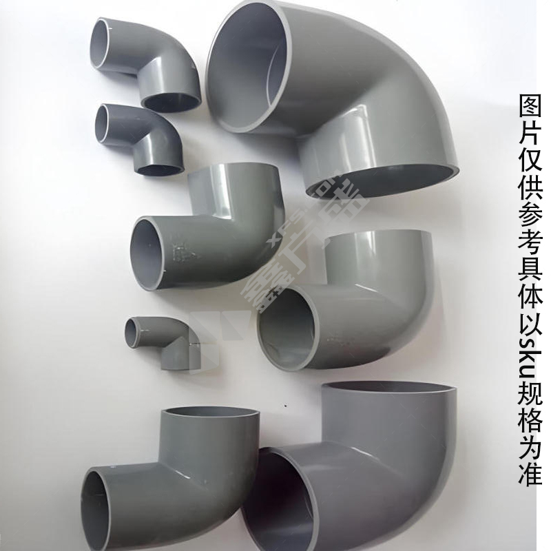 桥东 PVC-U 国标90°给水弯头 40mm 1.25MPa