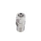 星浙气动 PC系列 美制快拧 直通接头 NPT1/2-8*6 8*6mm 外螺纹NPT1/2 不锈钢本色