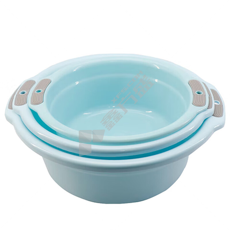 海斯迪克 HKZX-34 加厚洗脸盆 小号 20.5*10.5*30cm 浅蓝色