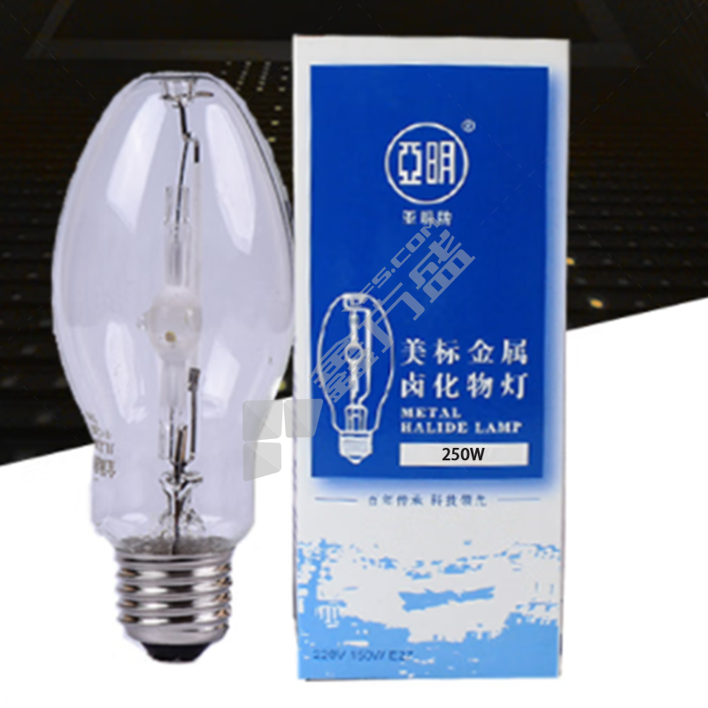 亚明 YAMING PS ED系列金属卤化物灯 E40 250W 22500lm 220V 4200K