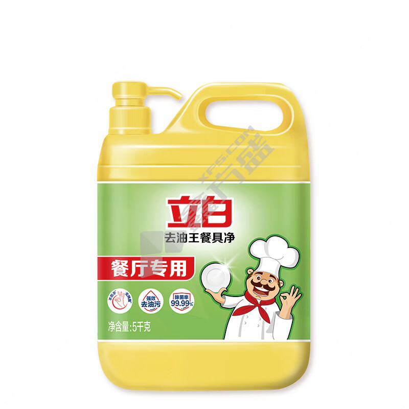立白 去油王餐具净 5kg 柠檬香型