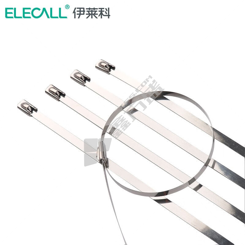 伊莱科 304不锈钢 扎带 7.9*900mm 银色 AD-G型