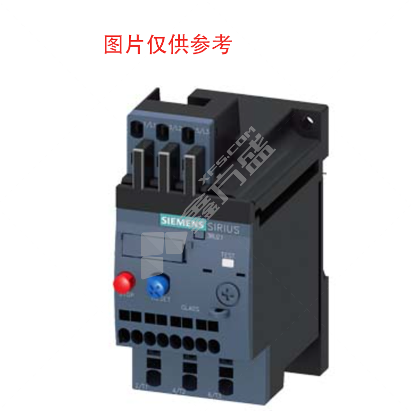 西门子 SIEMENS 热过载继电器3RU21161 3RU21161DC1 2.2-3.2A