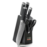 十八子作 S2325 悦影刀具七件套 S2325 黑色 284*77mm