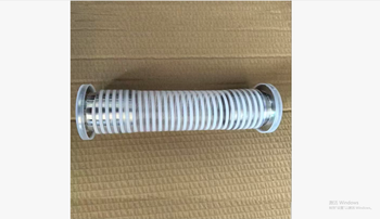 京固 白色 真空PVC波纹管接头不锈钢 KF-25*1米