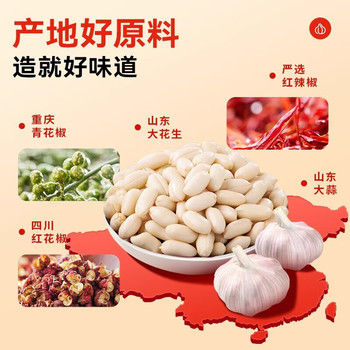 黄飞红 花生 110g 蒜片