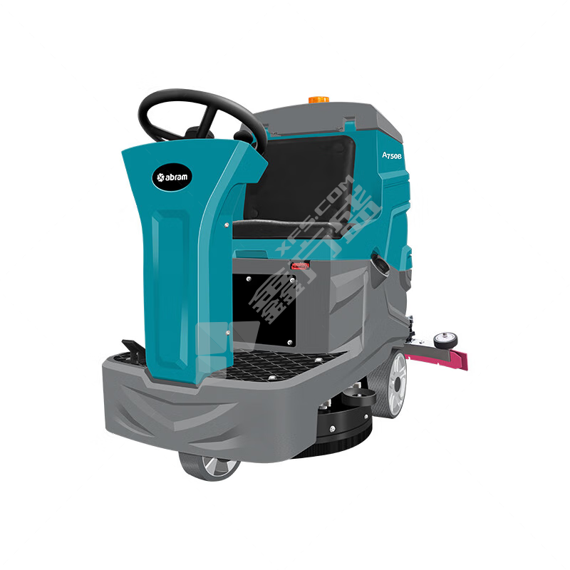 亚伯兰 ABRAM A750B铅酸款 驾驶式单刷盘洗地机 刷盘电机550W 吸水电机500W 560mm 80L 3500㎡/h