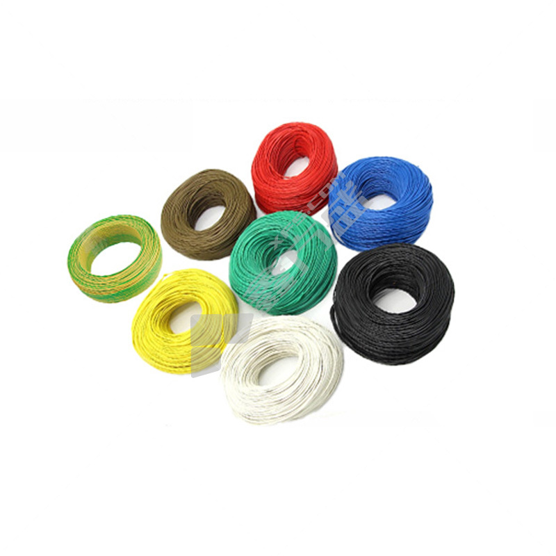 卓众 100米 阻燃C类塑铜软电线 ZC-BVR 450/750V 1*4平方 绿色