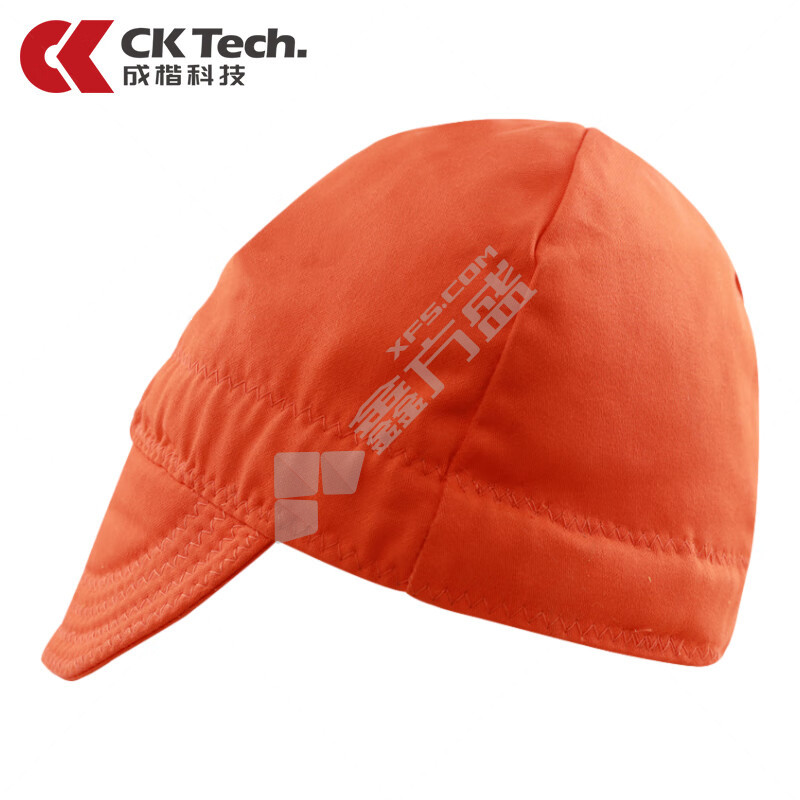 成楷科技 阻燃电焊防尘帽 CKT-6630 均码 橘色